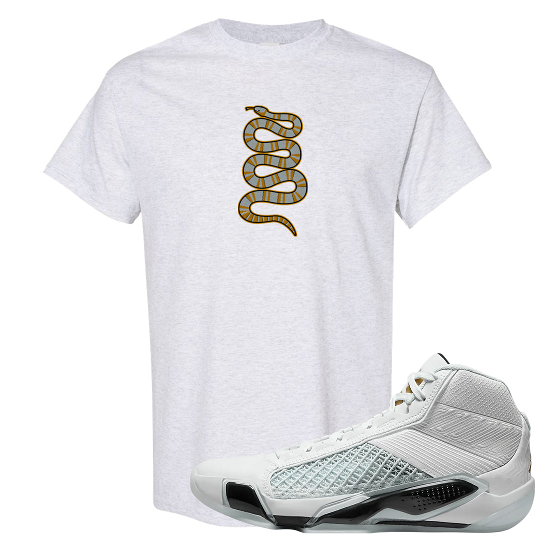 Colorless 38s T Shirt | Coiled Snake, Ash
