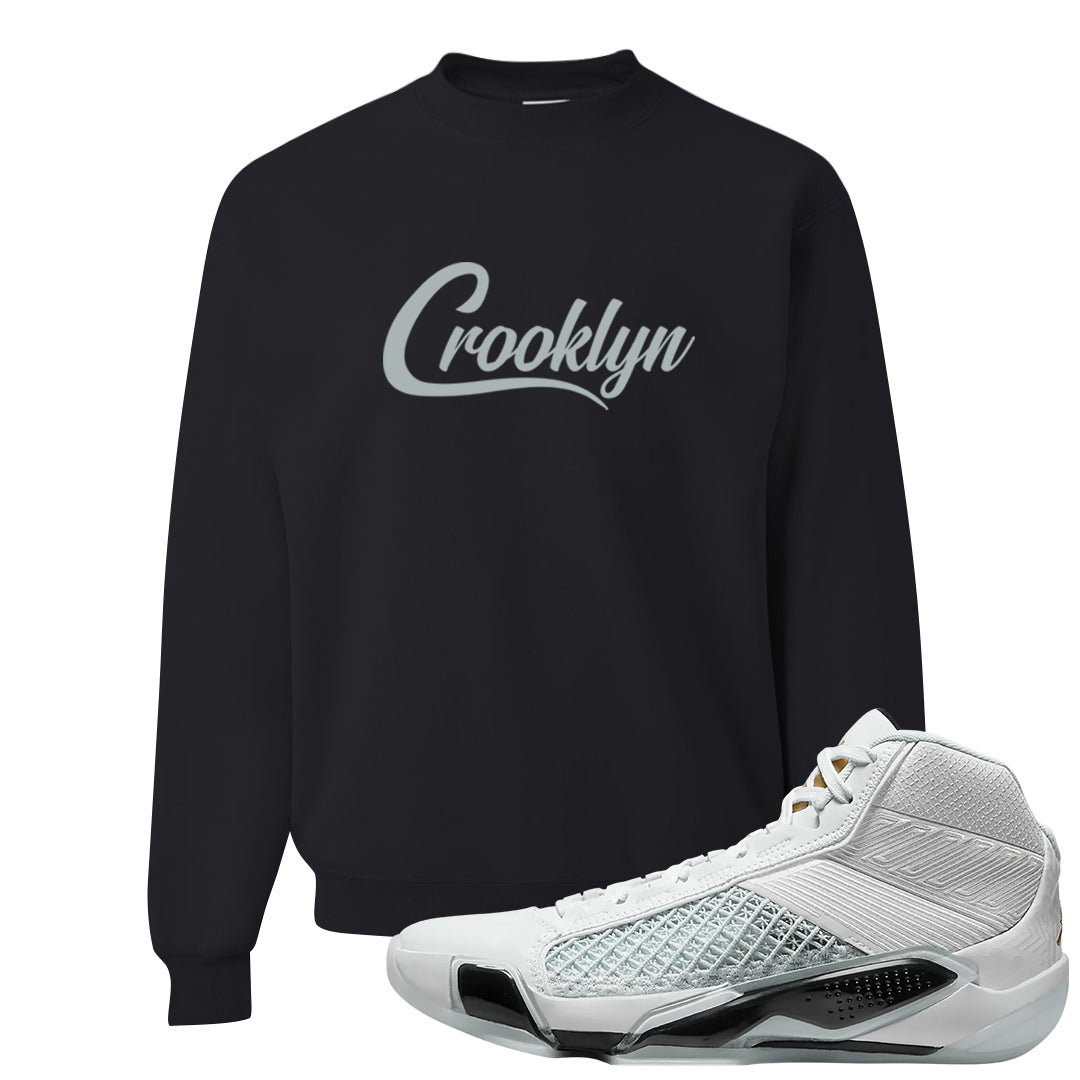 Colorless 38s Crewneck Sweatshirt | Crooklyn, Black