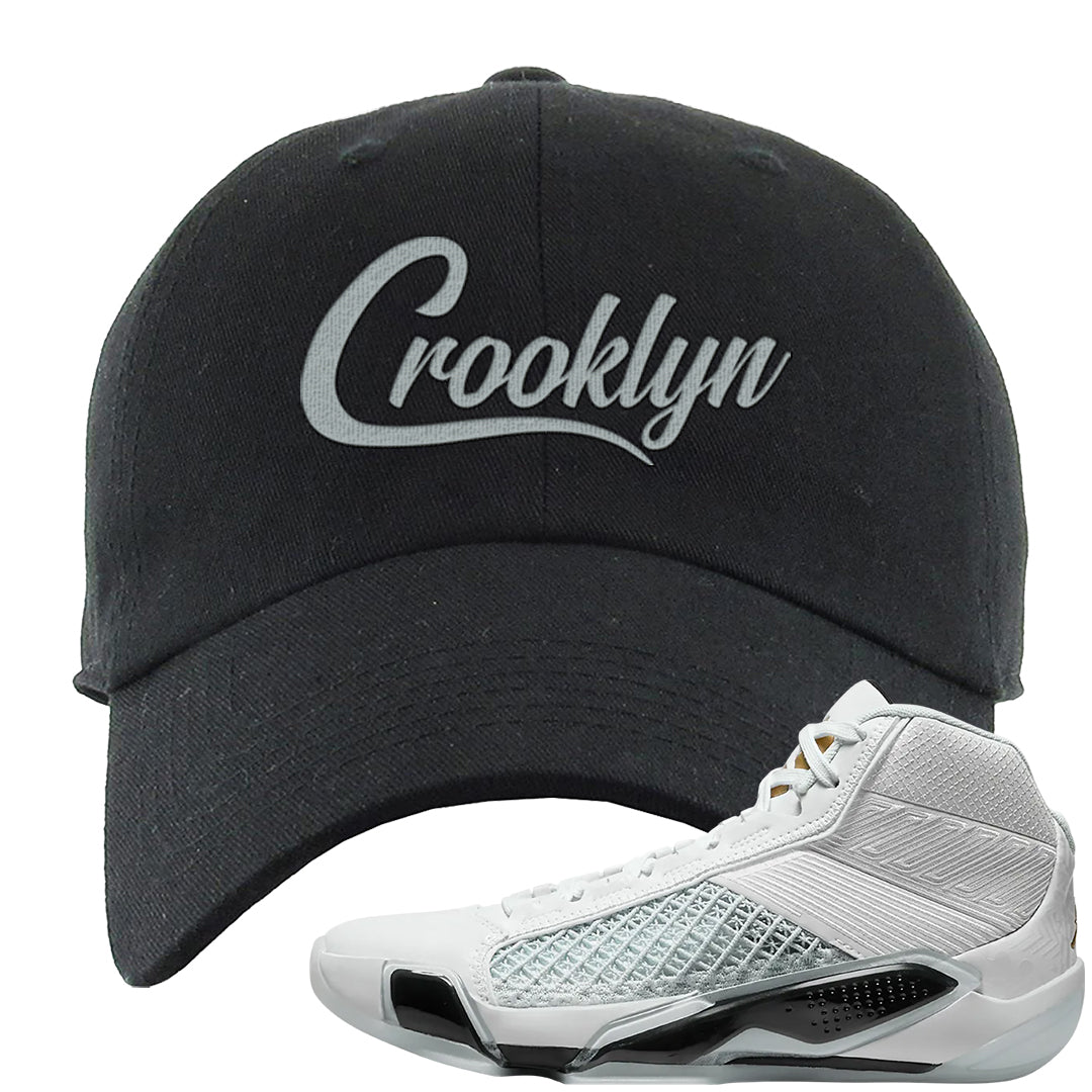 Colorless 38s Dad Hat | Crooklyn, Black