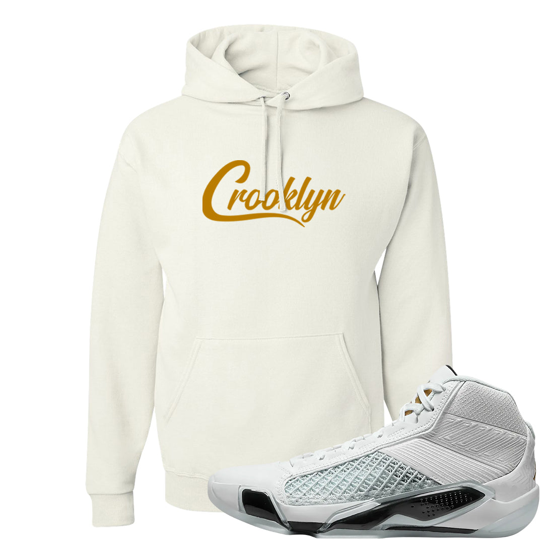 Colorless 38s Hoodie | Crooklyn, White