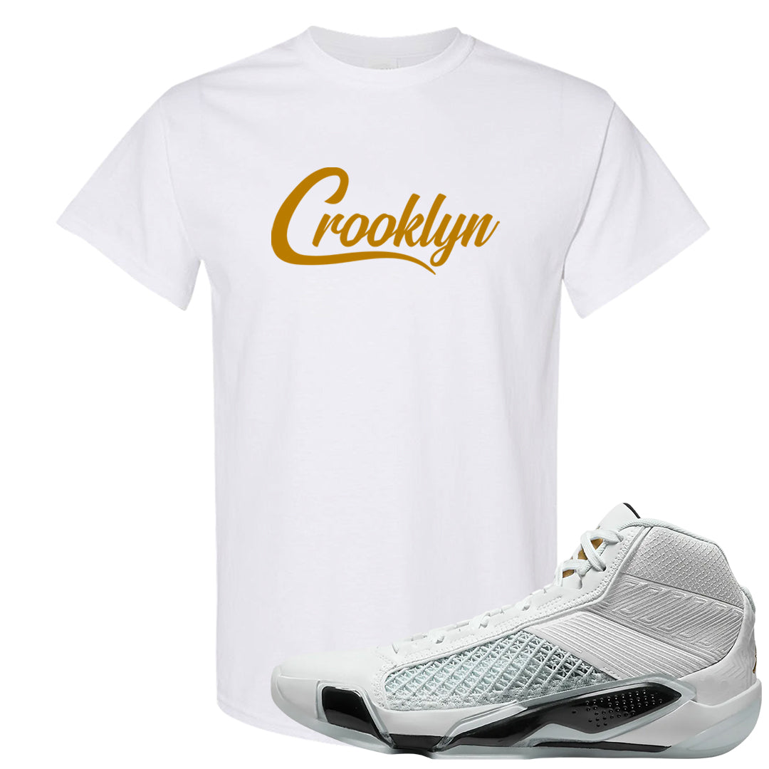 Colorless 38s T Shirt | Crooklyn, White