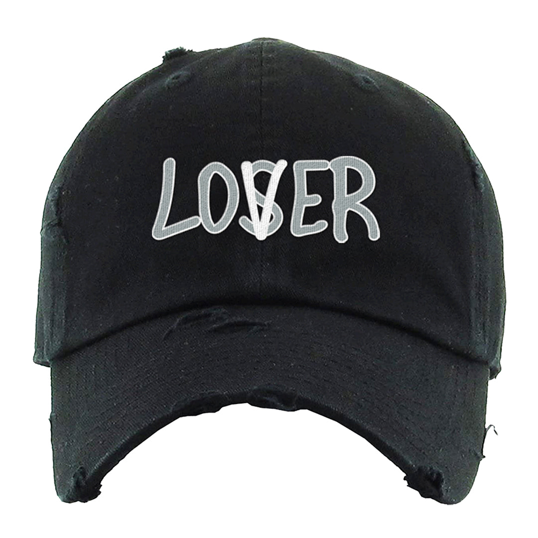 Colorless 38s Distressed Dad Hat | Lover, Black
