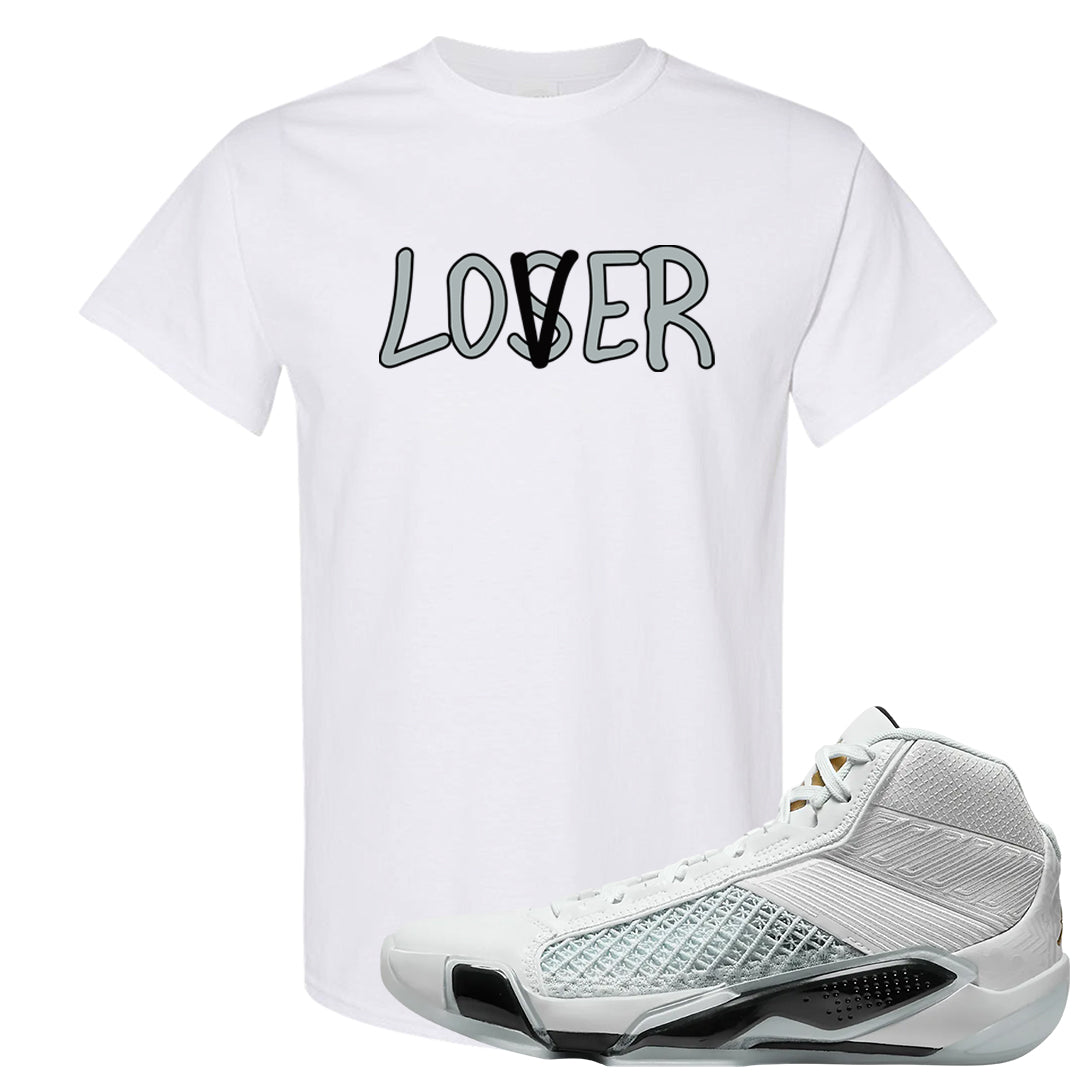 Colorless 38s T Shirt | Lover, White