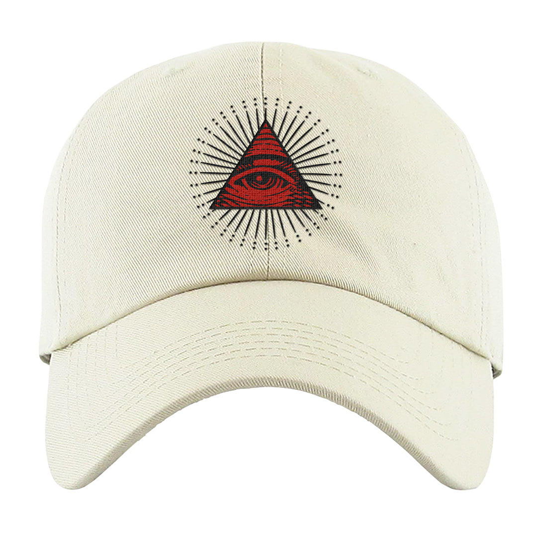 Fundamentals 38s Dad Hat | All Seeing Eye, White