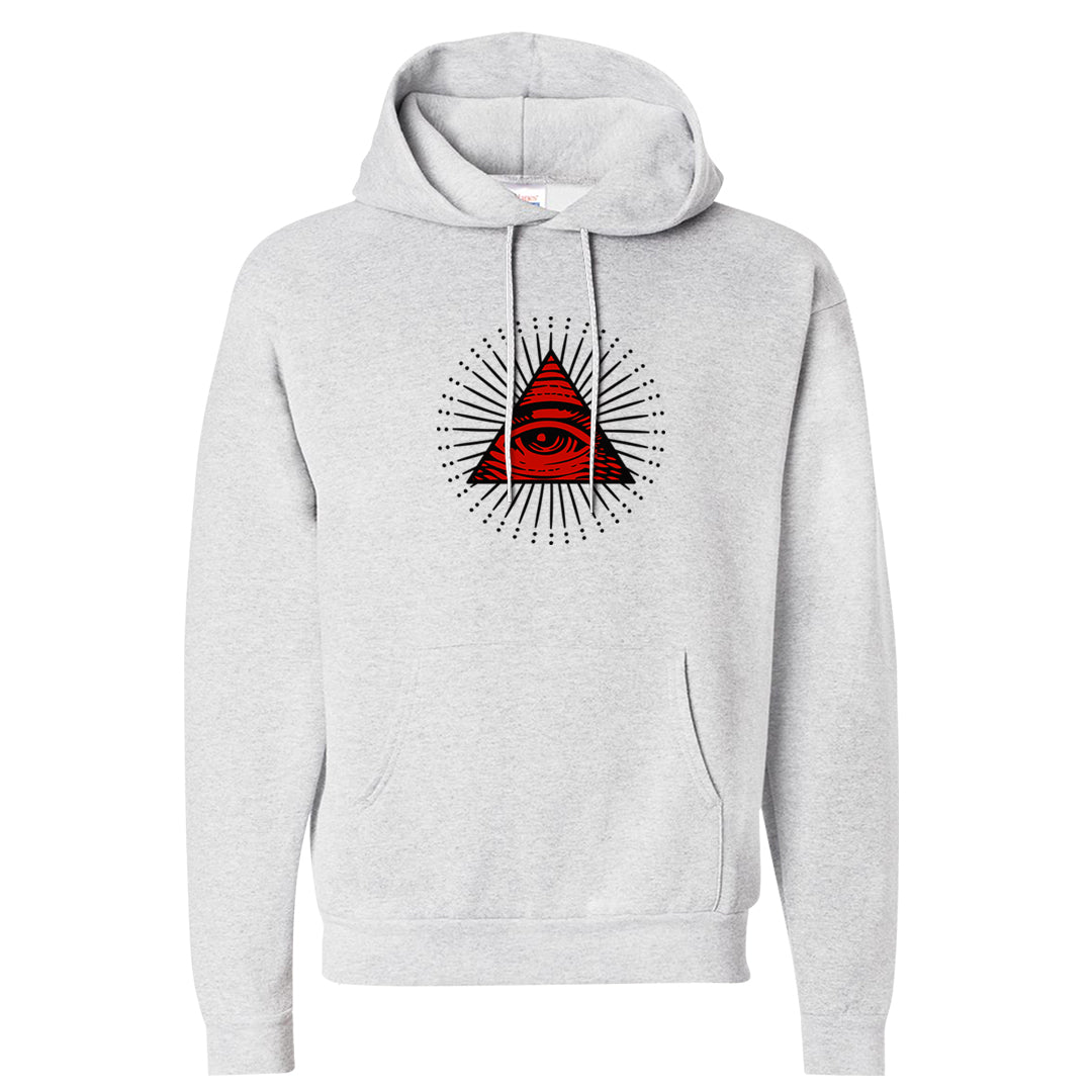 Fundamentals 38s Hoodie | All Seeing Eye, Ash