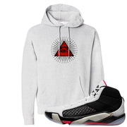 Fundamentals 38s Hoodie | All Seeing Eye, Ash