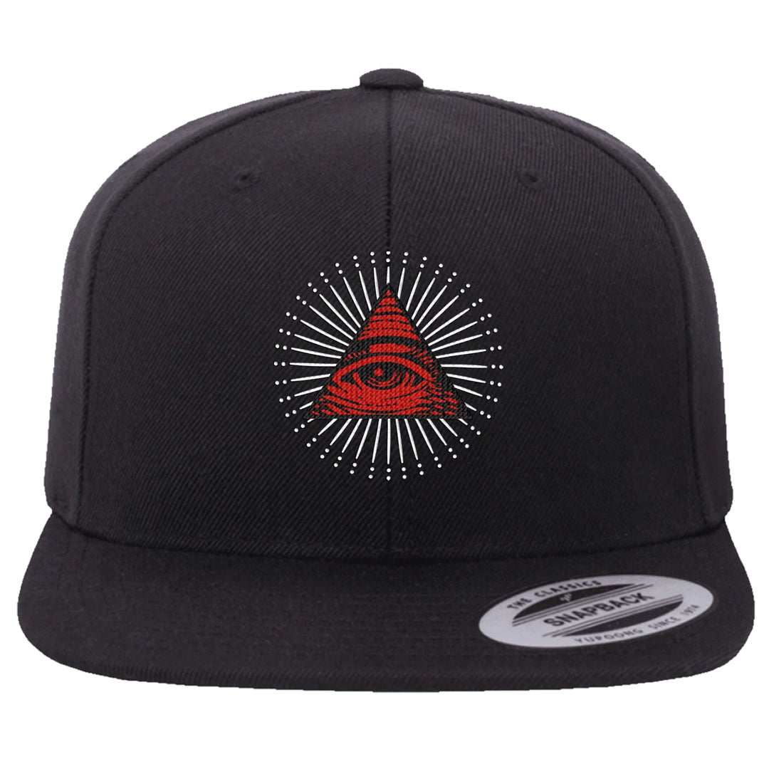 Fundamentals 38s Snapback Hat | All Seeing Eye, Black