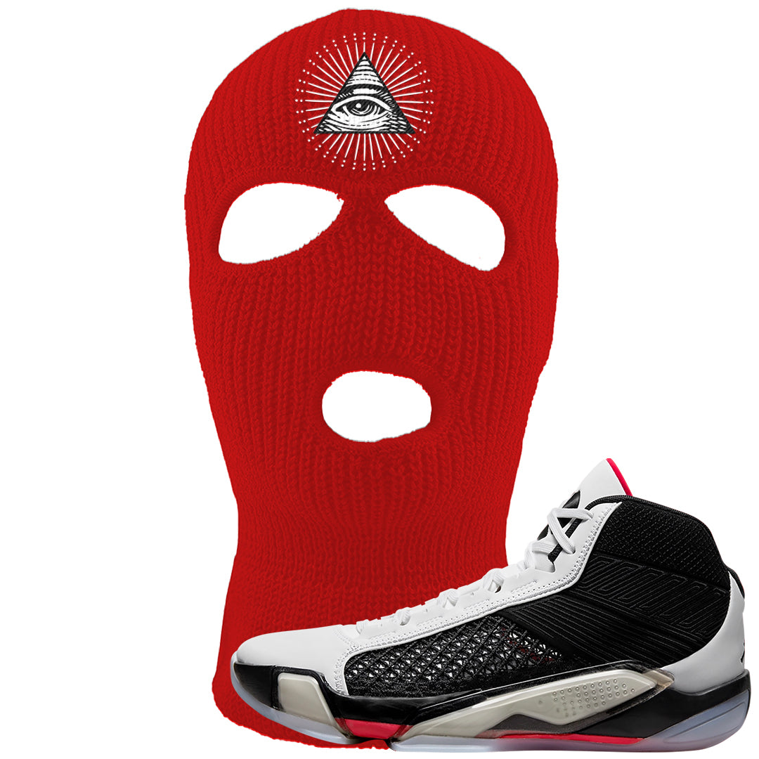 Fundamentals 38s Ski Mask | All Seeing Eye, Red