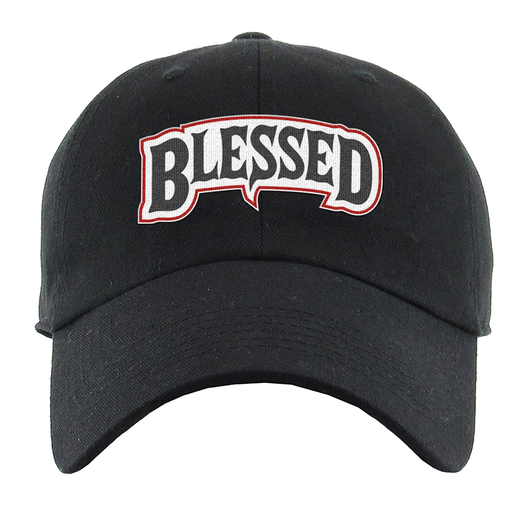 Fundamentals 38s Dad Hat | Blessed Arch, Black