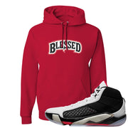 Fundamentals 38s Hoodie | Blessed Arch, Red