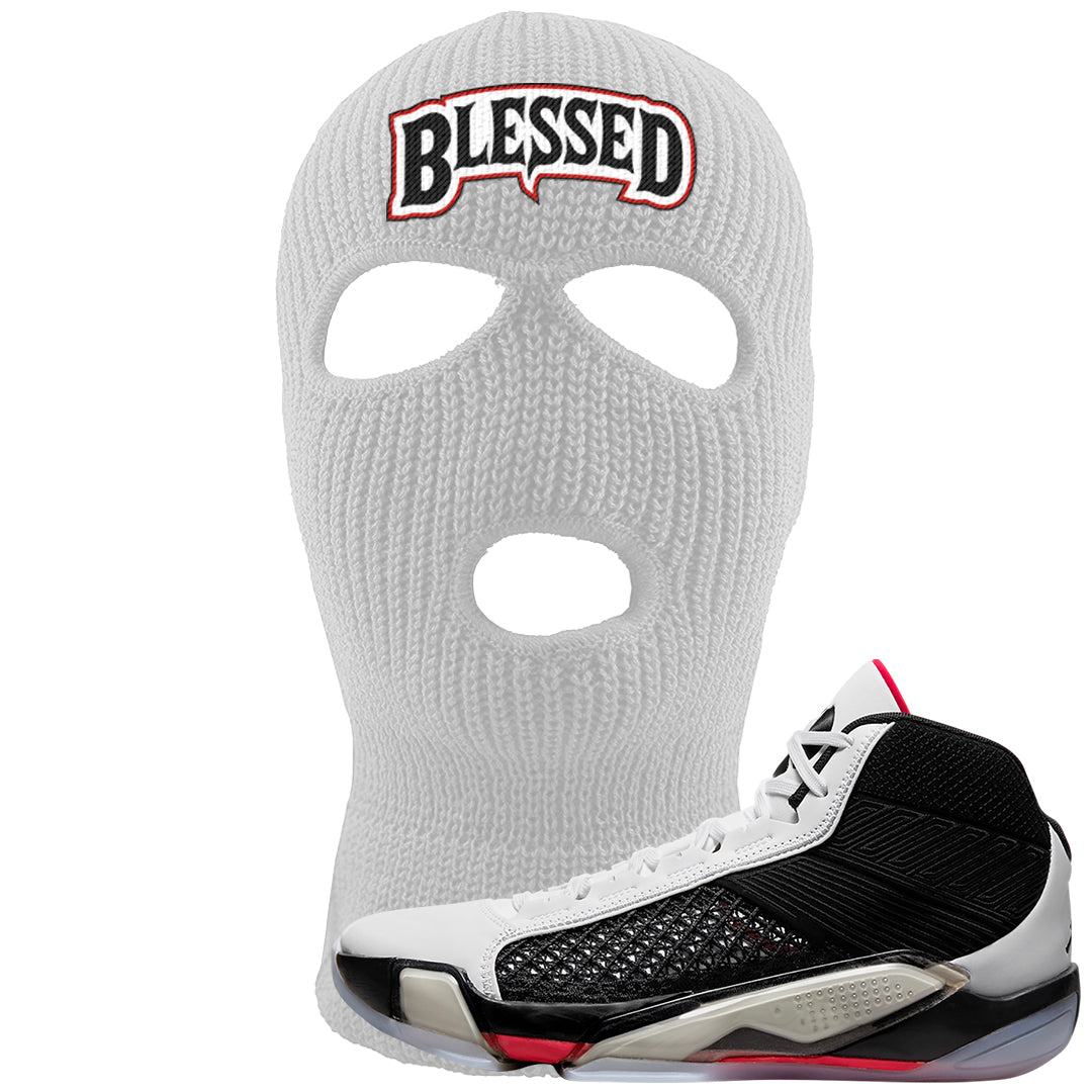 Fundamentals 38s Ski Mask | Blessed Arch, White