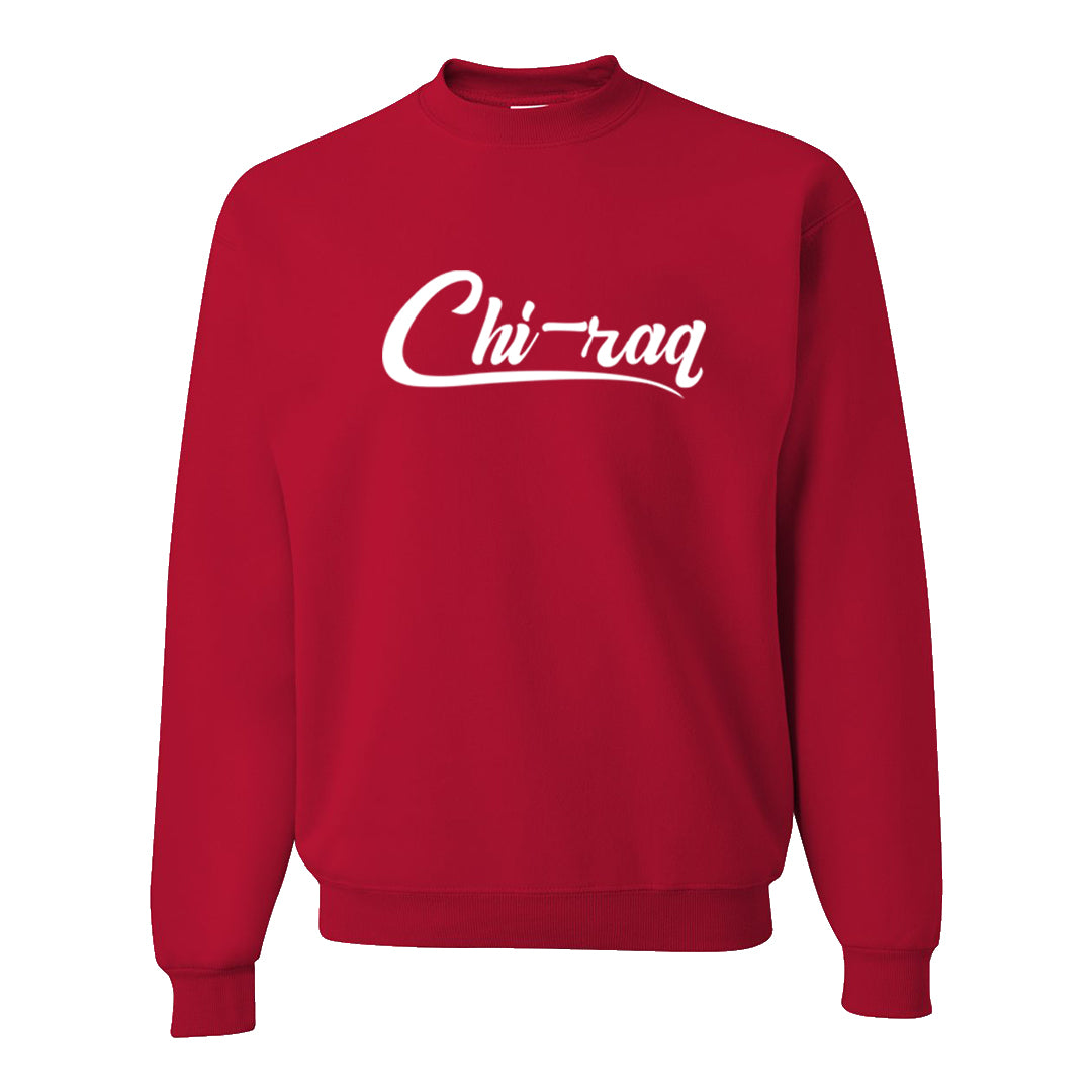 Fundamentals 38s Crewneck Sweatshirt | Chiraq, Red