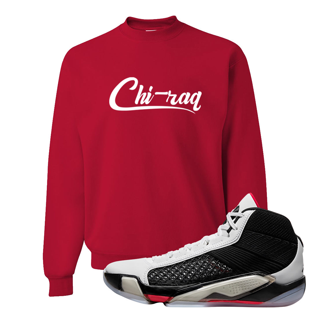 Fundamentals 38s Crewneck Sweatshirt | Chiraq, Red