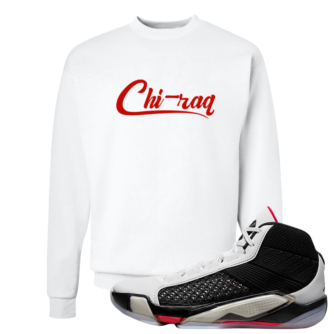 Fundamentals 38s Crewneck Sweatshirt | Chiraq, White