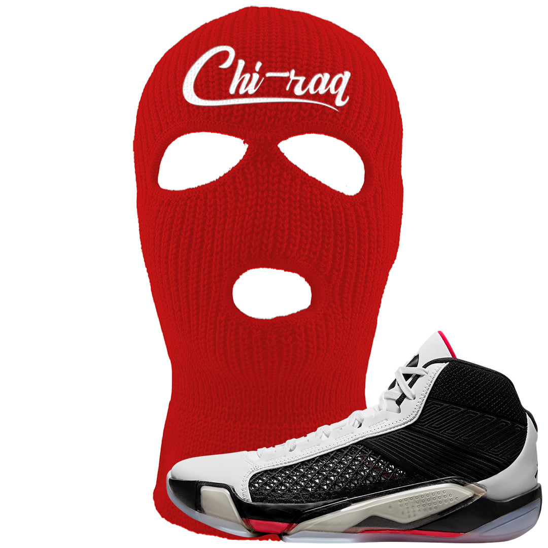 Fundamentals 38s Ski Mask | Chiraq, Red