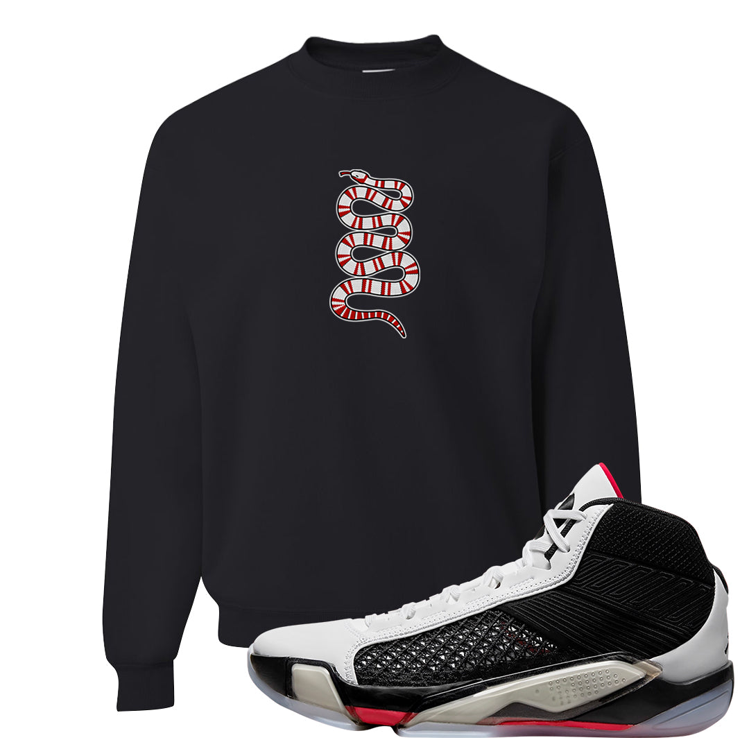 Fundamentals 38s Crewneck Sweatshirt | Coiled Snake, Black