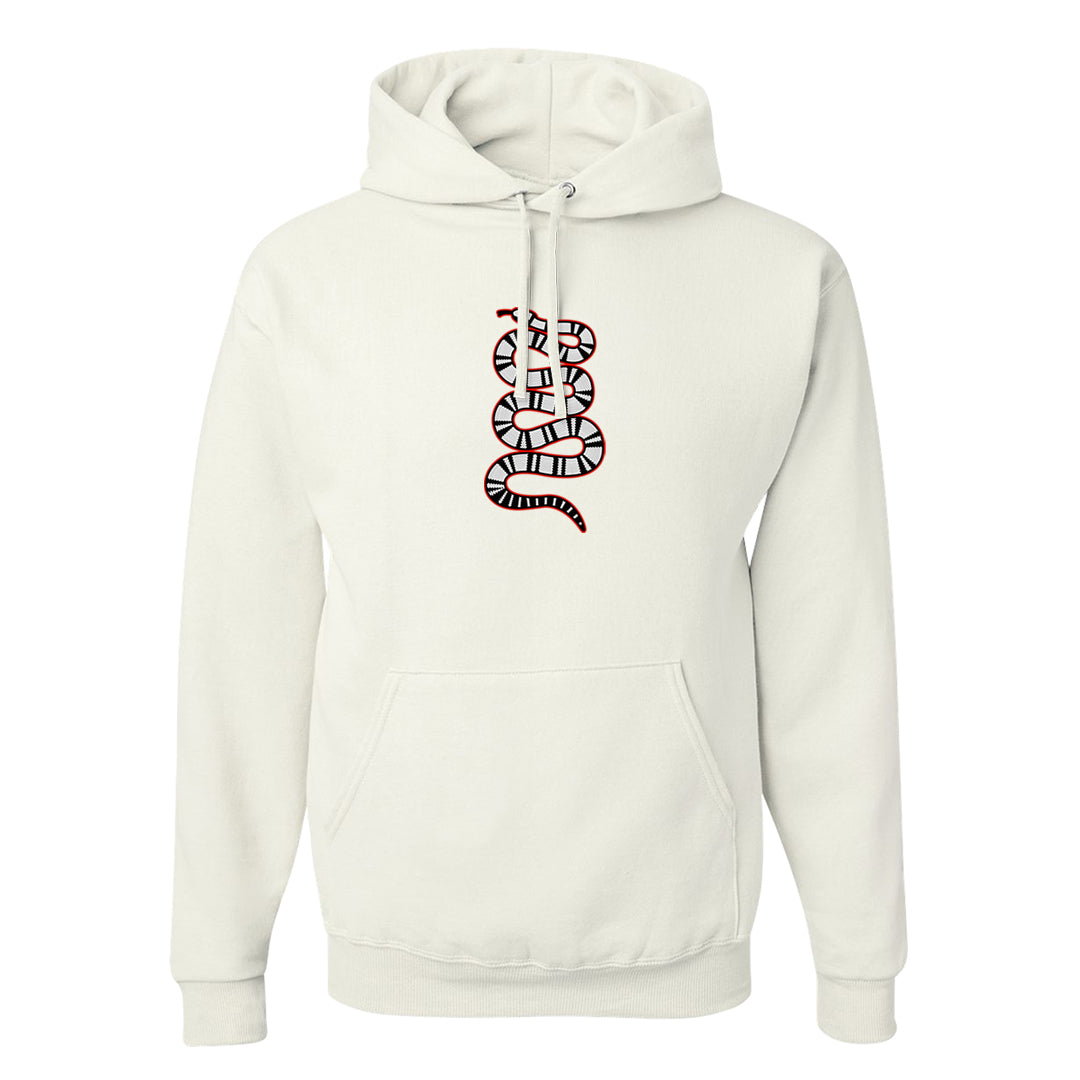 Fundamentals 38s Hoodie | Coiled Snake, White