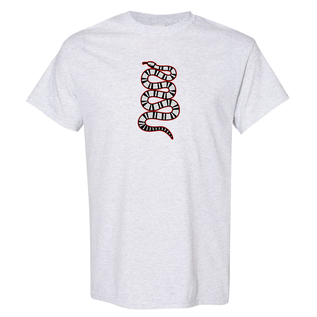 Fundamentals 38s T Shirt | Coiled Snake, Ash