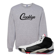 Fundamentals 38s Crewneck Sweatshirt | Crooklyn, Ash