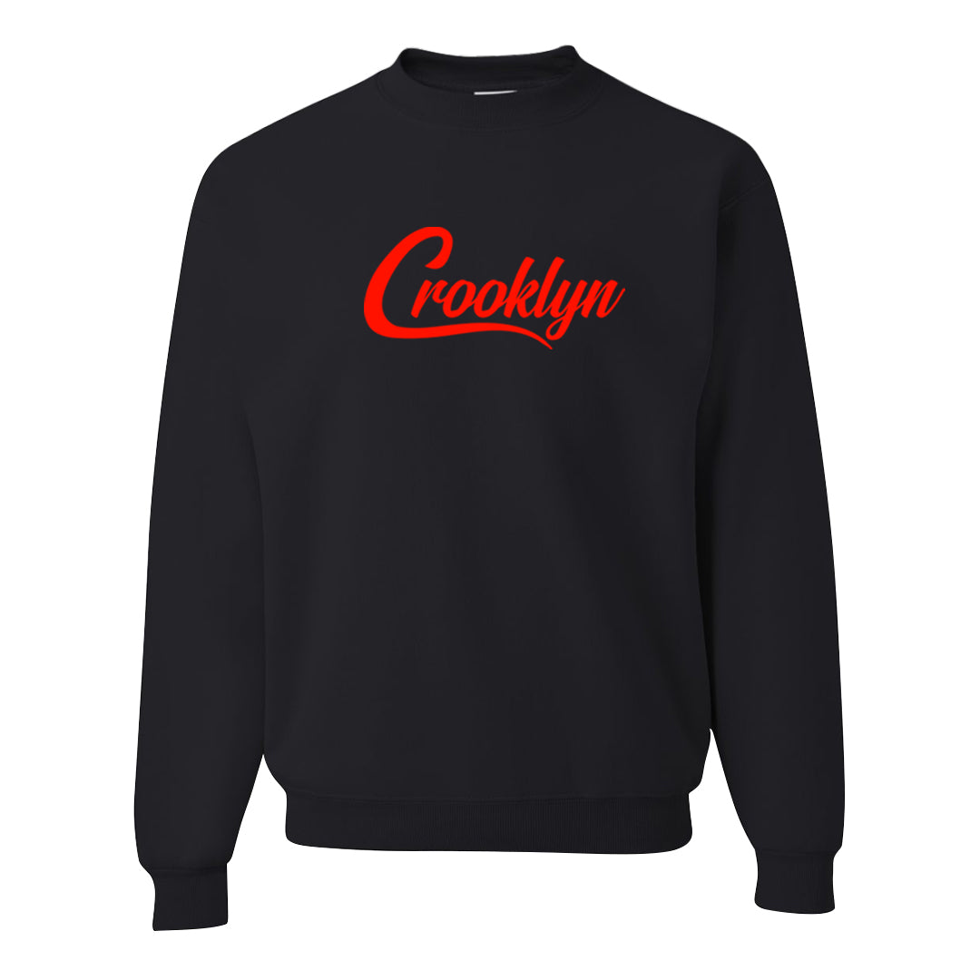 Fundamentals 38s Crewneck Sweatshirt | Crooklyn, Black