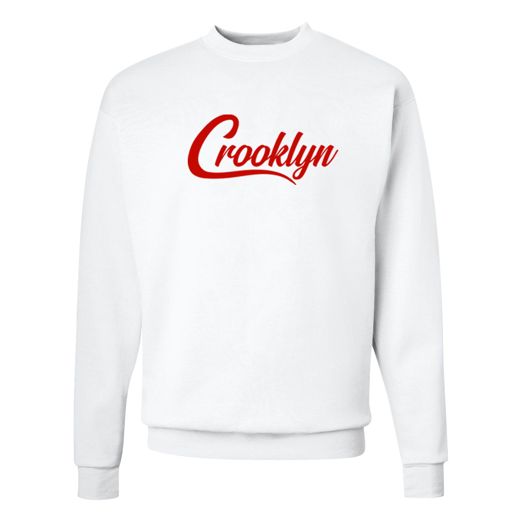 Fundamentals 38s Crewneck Sweatshirt | Crooklyn, White