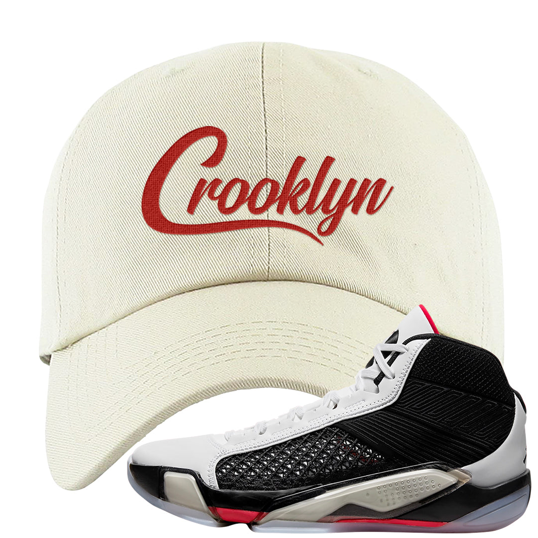 Fundamentals 38s Dad Hat | Crooklyn, White