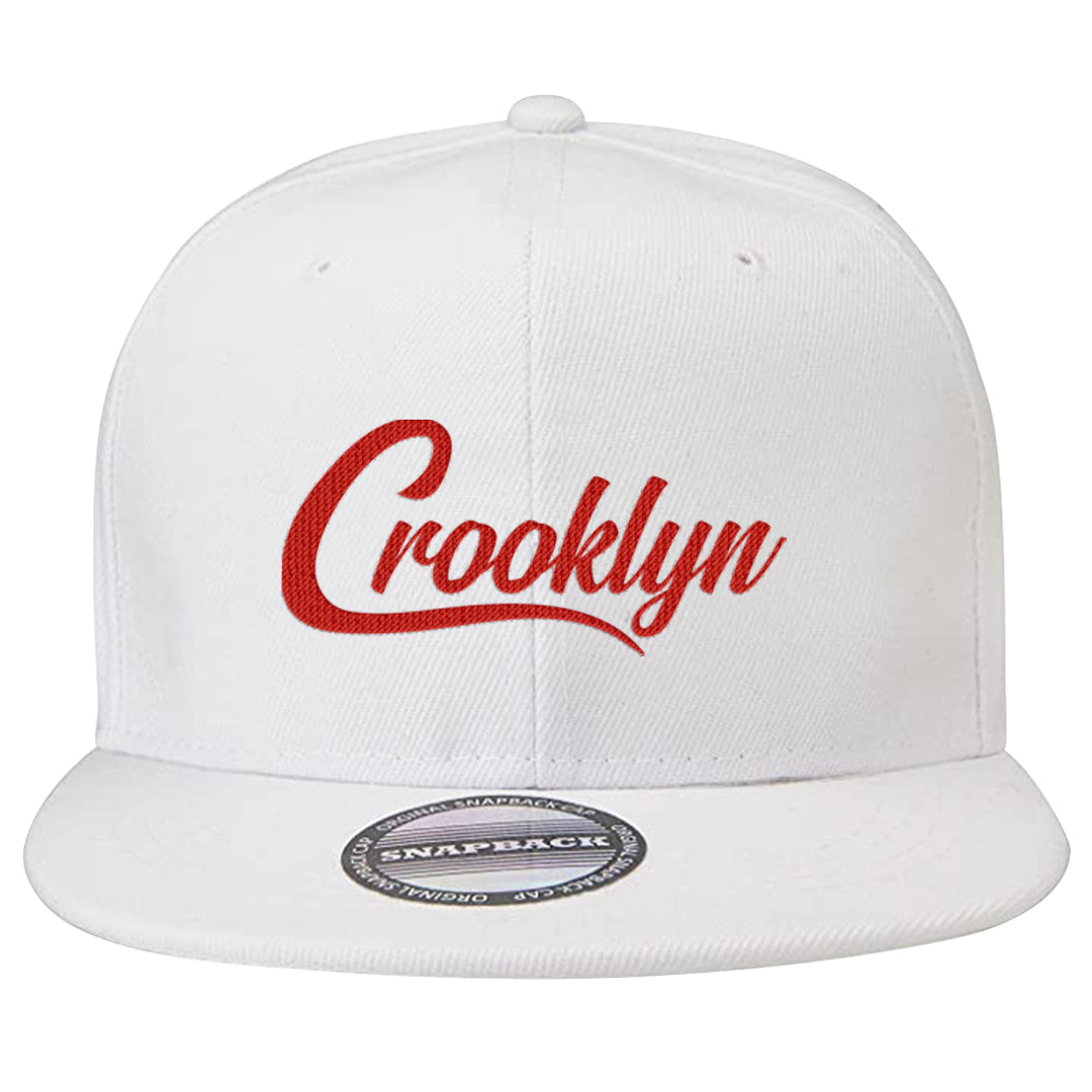 Fundamentals 38s Snapback Hat | Crooklyn, White