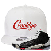 Fundamentals 38s Snapback Hat | Crooklyn, White