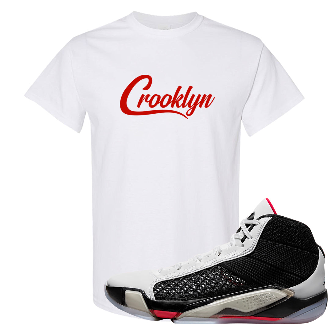 Fundamentals 38s T Shirt | Crooklyn, White