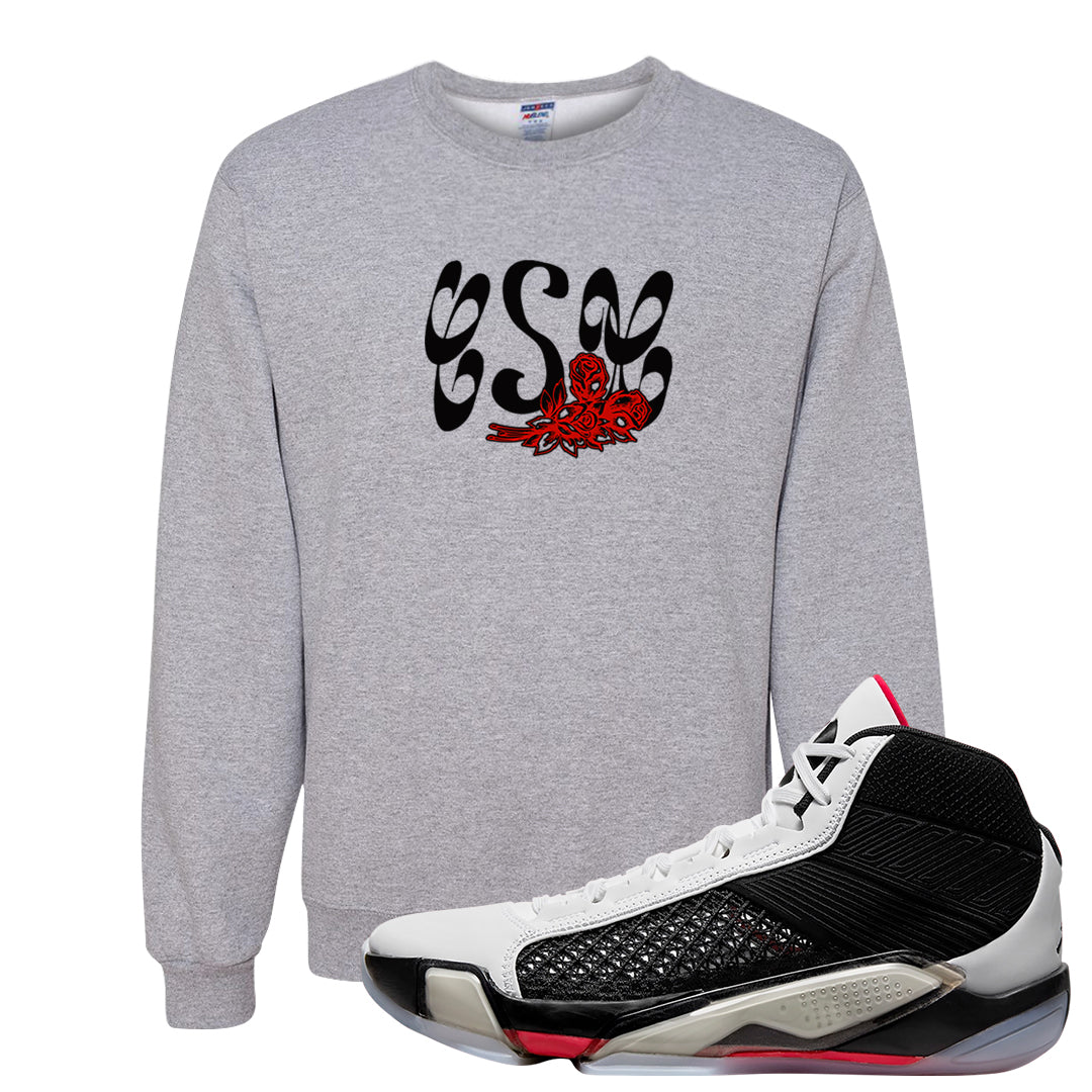 Fundamentals 38s Crewneck Sweatshirt | Certified Sneakerhead, Ash