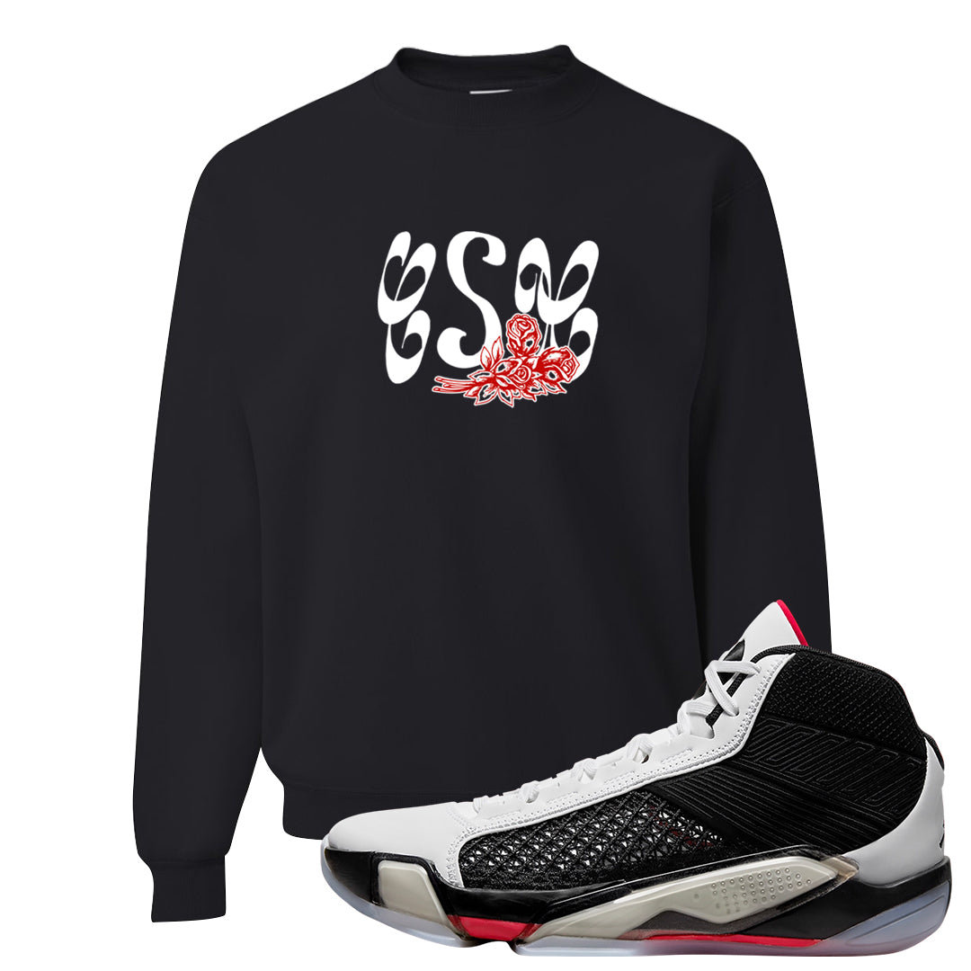 Fundamentals 38s Crewneck Sweatshirt | Certified Sneakerhead, Black