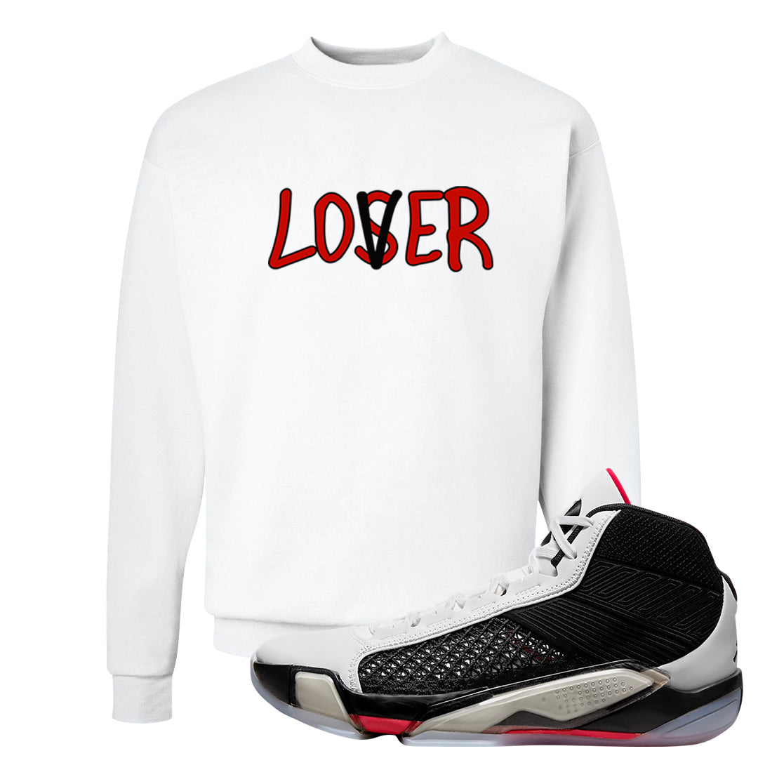 Fundamentals 38s Crewneck Sweatshirt | Lover, White