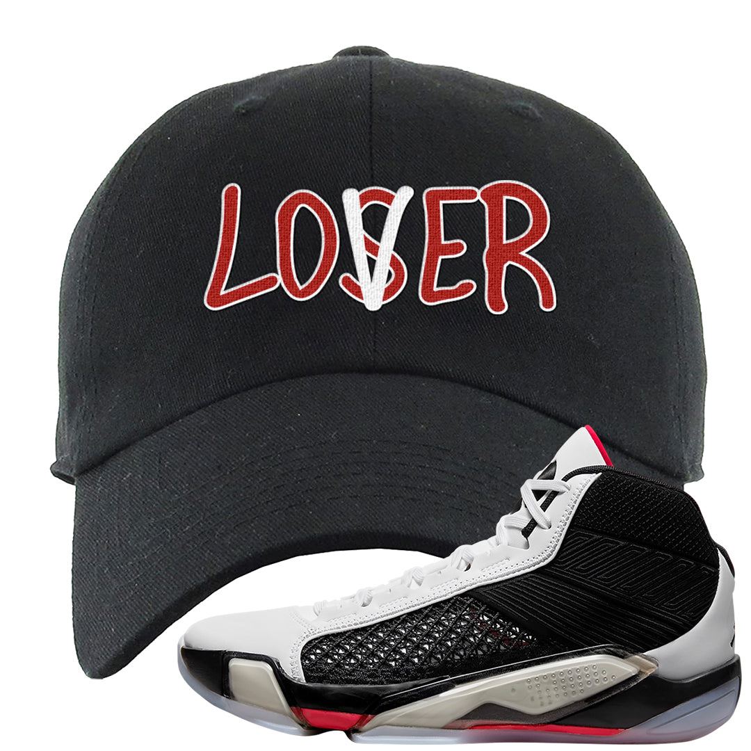 Fundamentals 38s Dad Hat | Lover, Black