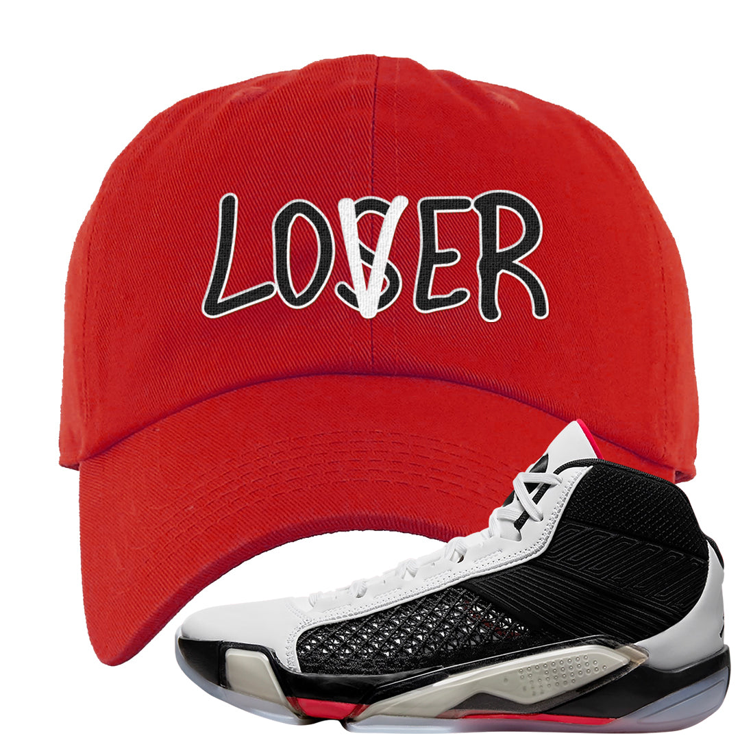 Fundamentals 38s Dad Hat | Lover, Red