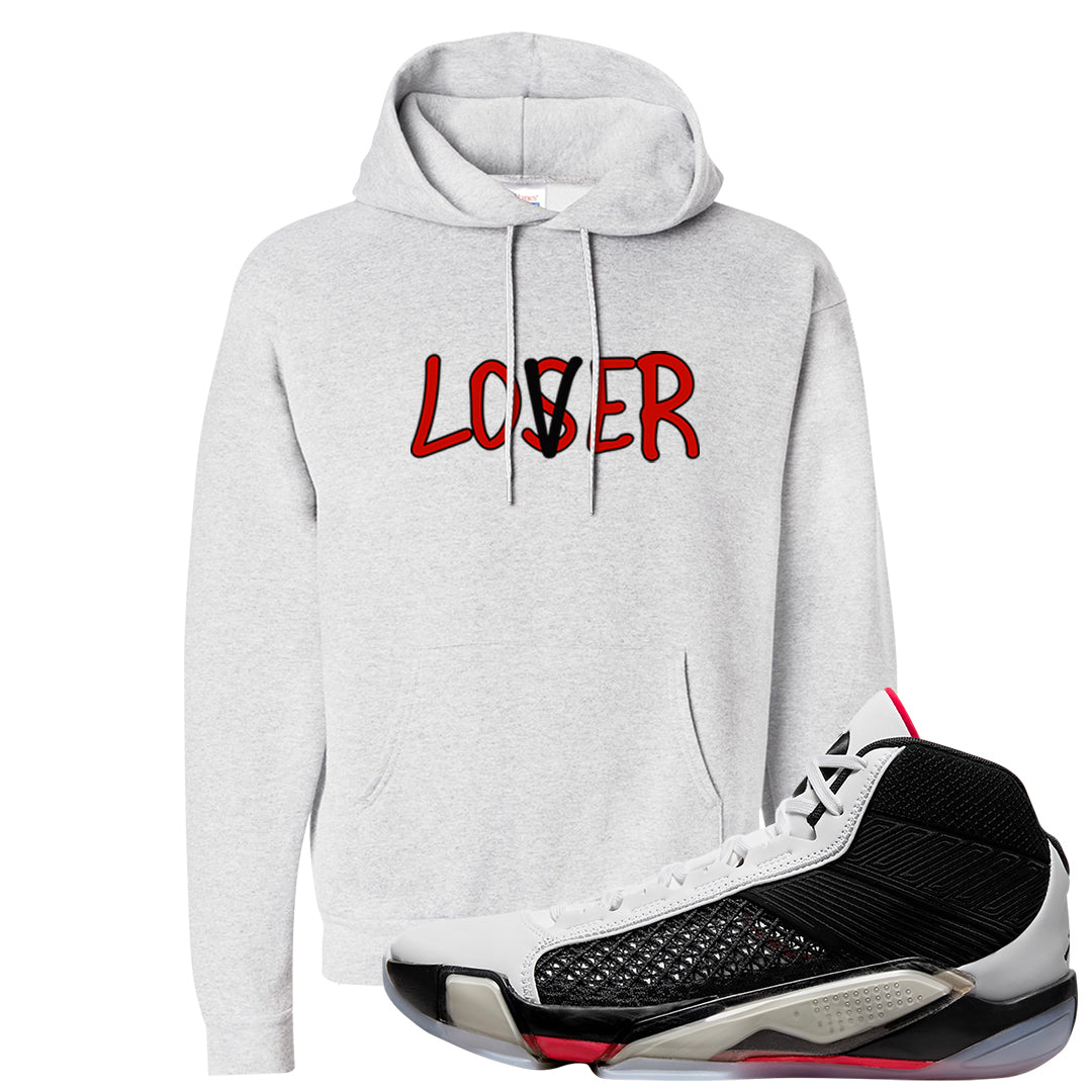 Fundamentals 38s Hoodie | Lover, Ash