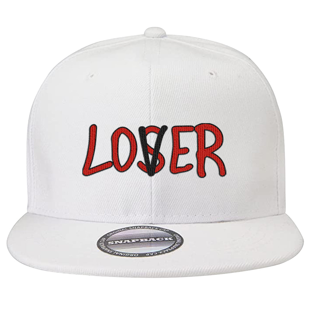 Fundamentals 38s Snapback Hat | Lover, White