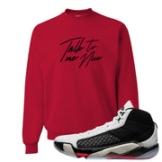 Fundamentals 38s Crewneck Sweatshirt | Talk To Me Nice, Red