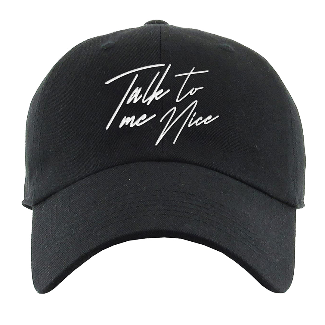 Fundamentals 38s Dad Hat | Talk To Me Nice, Black