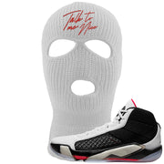 Fundamentals 38s Ski Mask | Talk To Me Nice, White