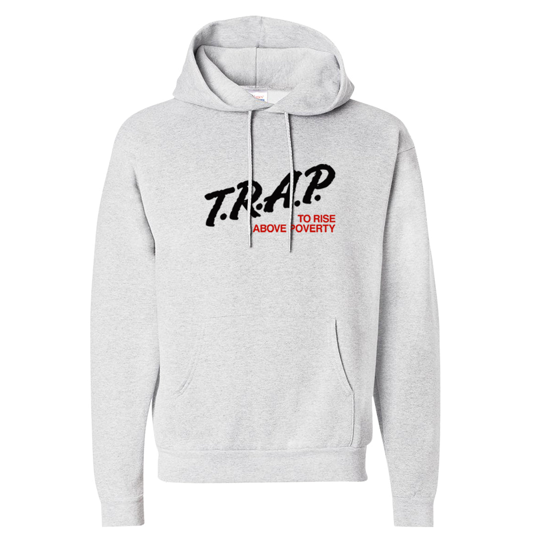Fundamentals 38s Hoodie | Trap To Rise Above Poverty, Ash