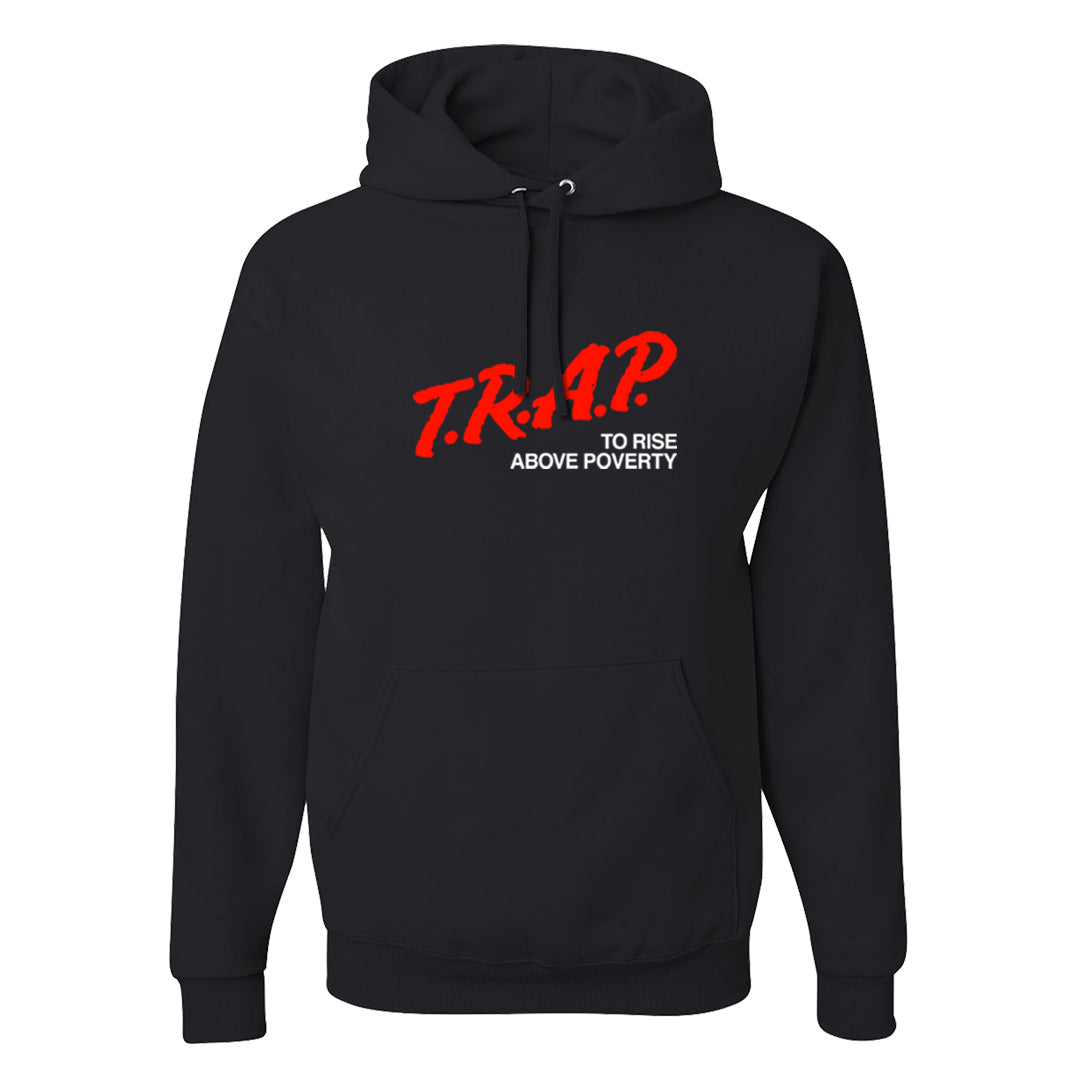 Fundamentals 38s Hoodie | Trap To Rise Above Poverty, Black