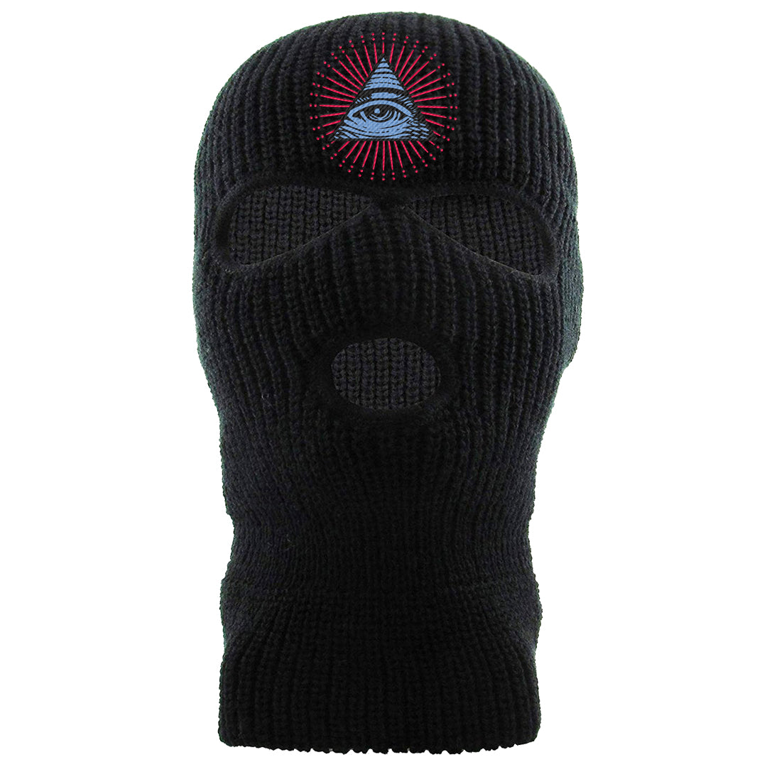 Fadeaway 38s Ski Mask | All Seeing Eye, Black