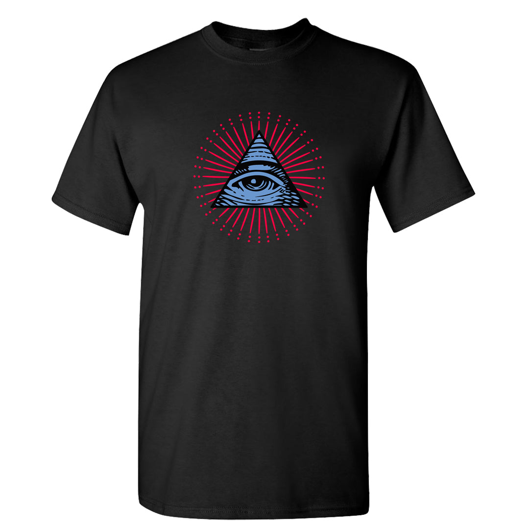 Fadeaway 38s T Shirt | All Seeing Eye, Black