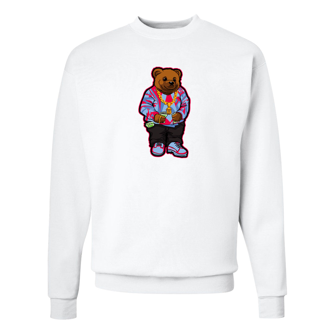 Fadeaway 38s Crewneck Sweatshirt | Sweater Bear, White