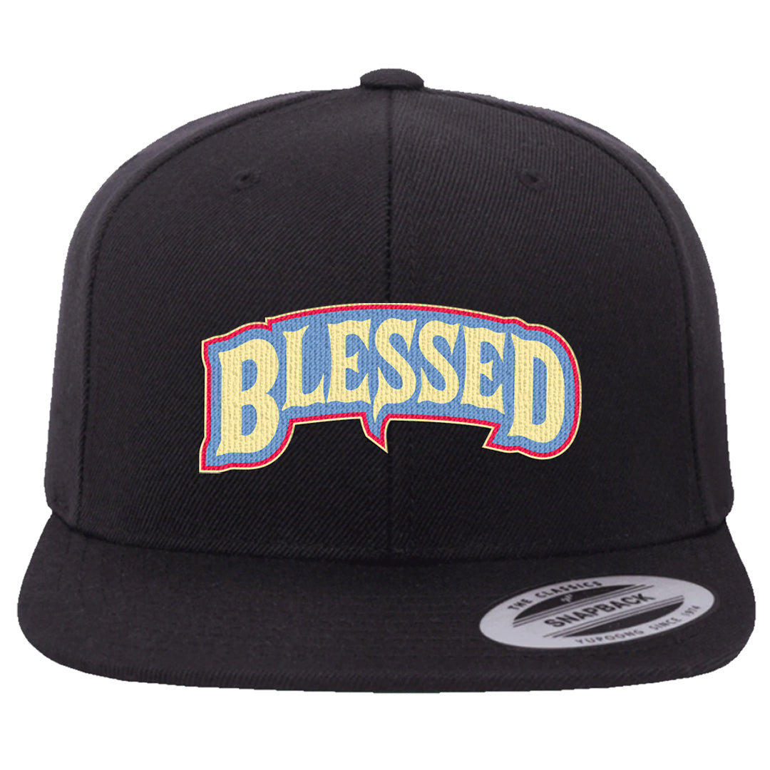 Fadeaway 38s Snapback Hat | Blessed Arch, Black