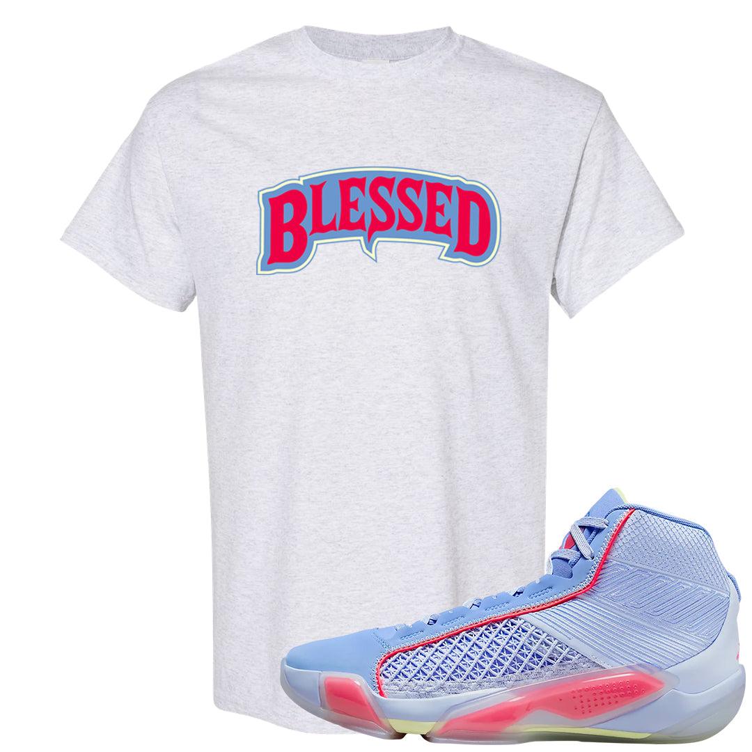 Fadeaway 38s T Shirt | Blessed Arch, Ash