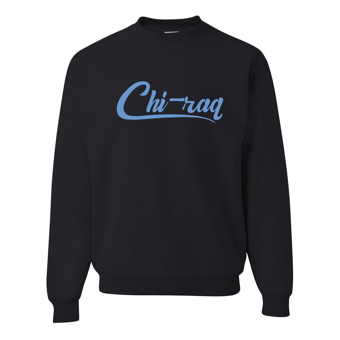 Fadeaway 38s Crewneck Sweatshirt | Chiraq, Black