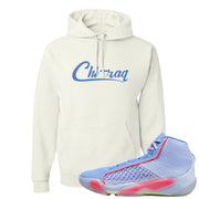 Fadeaway 38s Hoodie | Chiraq, White