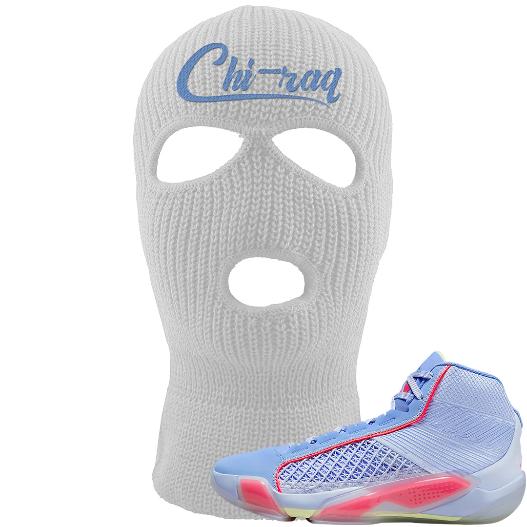 Fadeaway 38s Ski Mask | Chiraq, White