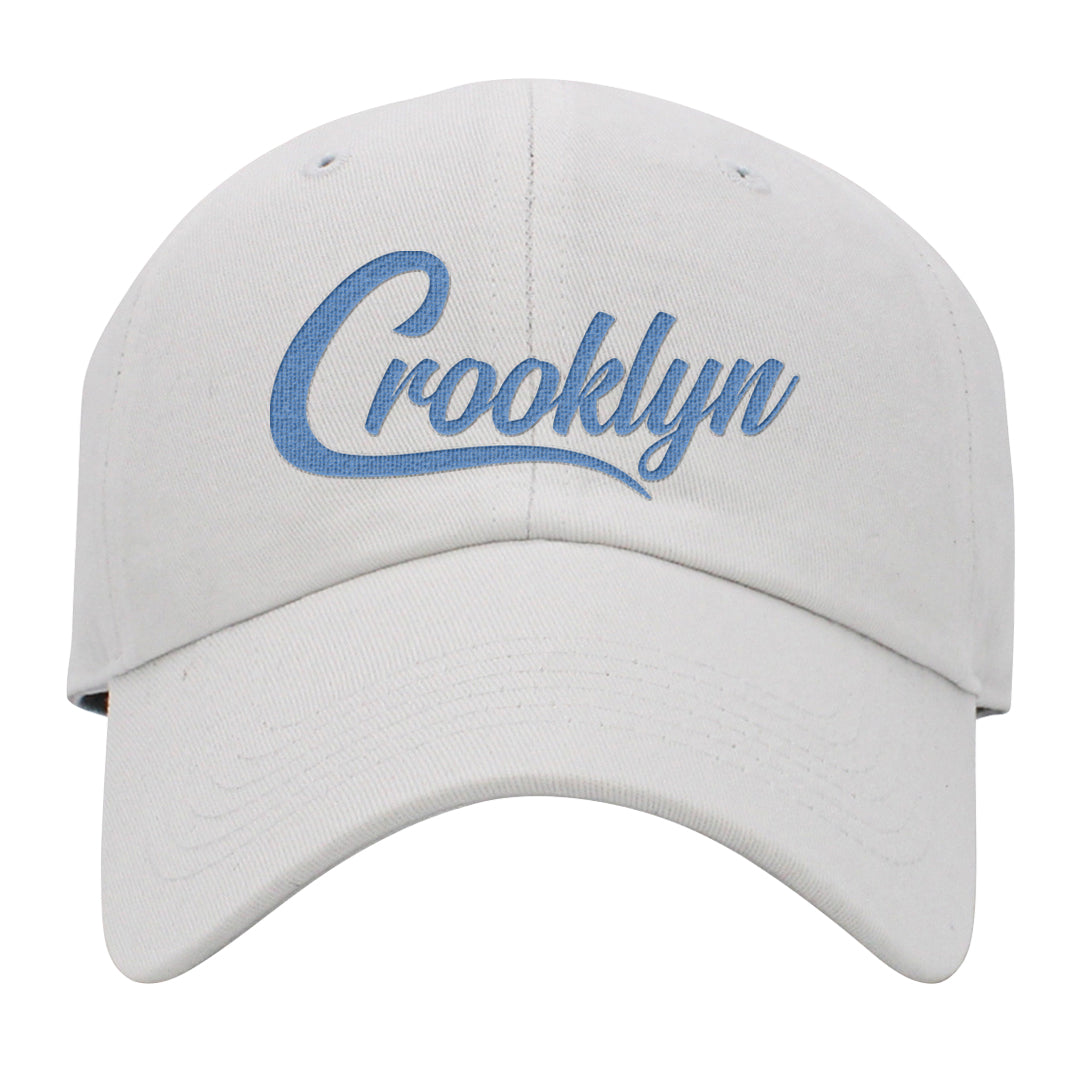 Fadeaway 38s Dad Hat | Crooklyn, White